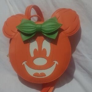 Loungefly Disney Halloween Minnie Mouse Pumkin  Backpack